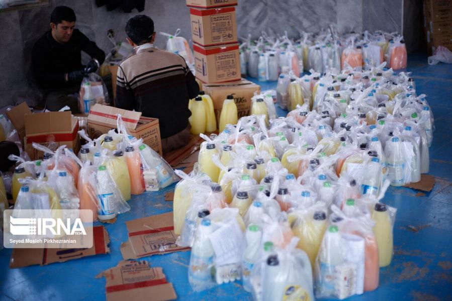 چهار هزار بسته بهداشتی بین مددجویان مریوان و سروآباد توزیع شد