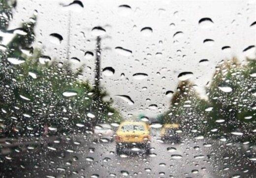بارش باران در محور‌های ۷ استان