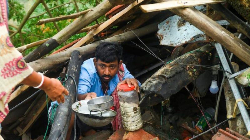 طوفان امفان ۱۳ میلیارد دلار به هند خسارت زد