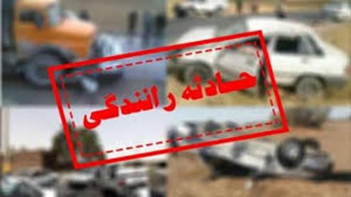 واژگون شدن خودرو نیروی انتظامی در اسلامشهر