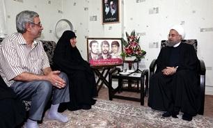 رییس جمهور درگذشت مادر شهیدان مهدوی زفرقندی را تسلیت گفت