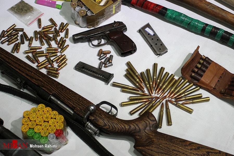 دستگیری فروشندگان سلاح‌های غیرمجاز در شهرستان البرز