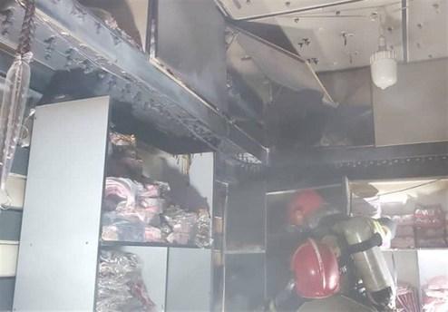 آتش‌سوزی در یک پاساژ در بازار تهران +تصاویر