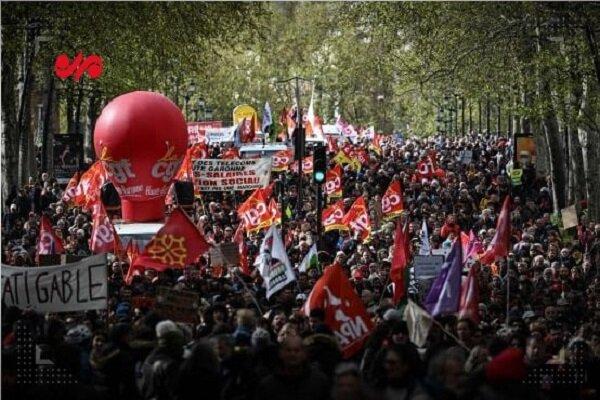 تظاهرات گسترده علیه قانون بازنشستگی در فرانسه+ فیلم
