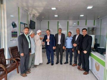 حضور مدیرکل پست بانک خوزستان در شهرستان شوش