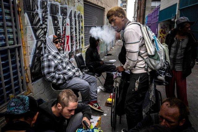 وحشت ساکنان سانفرانسیسکو از جولان معتادان و بی‌خانمان‌ها + فیلم