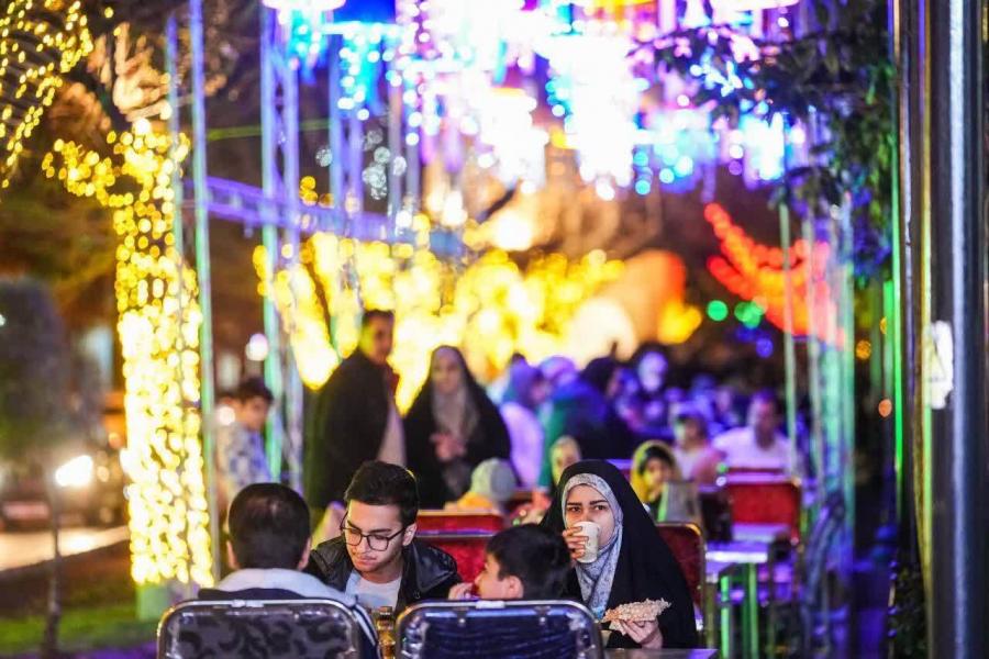 شهردار تهران در افطارخونه طهران