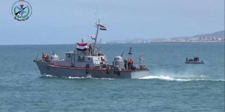 Syria, Russia stage drills at naval base in Tartous