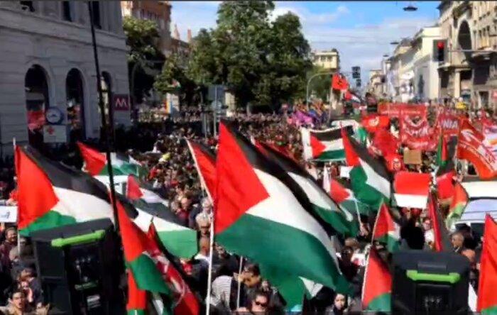 VIDEO: Pro-Palestinian rallies held in Rome