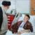 Leader visits Ayatollah Makarem Shirazi at hospital in Tehran