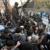 دانشجویان و طلاب در اعتراض به انتشار کاریکاتور موهن علیه پیامبر(ص) مقابل سفارت فرانسه تجمع کردند