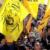 اولین راهپیمایی هواداران فتح در غزه پس از پنج سال