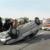 واژگونی خودروی 405 در بزرگراه تهران - کرج