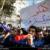 گزارش تصویری / تجمع اعتراضی کارگران گروه صنعتی انتخاب مقابل سفارت کره جنوبی
