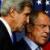 تاکید وزرای خارجه روسیه و آمریکا بر حل بحران سوریه