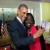 سلفی اوباما با خواهر آفریقایی‌‌اش + تصویر