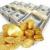 کاهش قیمت طلا و افزایش نرخ دلار + جدول
