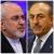 ظریف با وزیر خارجه ترکیه گفتگو کرد