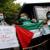 تجمع دهها تن از شهروندان پاریس در حمایت از حقوق مردم غزه
