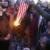 آتش زدن پرچم آمریکا به خاطر منع سقط جنین