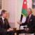 دیدار پادشاه اردن با وزیر خارجه آمریکا در واشنگتن