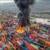 ببینید | آتش‌سوزی بزرگ در بندر اسکندرون ترکیه