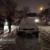 بارش برف و گرفتار شدن خودروها در جاده چالوس