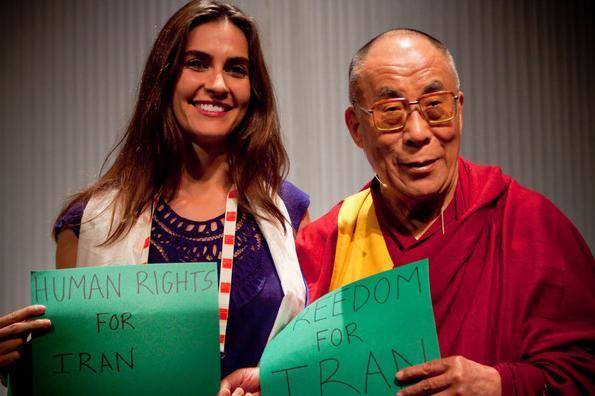 روزنامه کيهان, متعلق به خامنه ای ضمن پرونده سازی برای رهبر دالایی لاما :   نازنين افشين جمraquo; يكي از روسپي هاي شناسنامه دار جهان است!