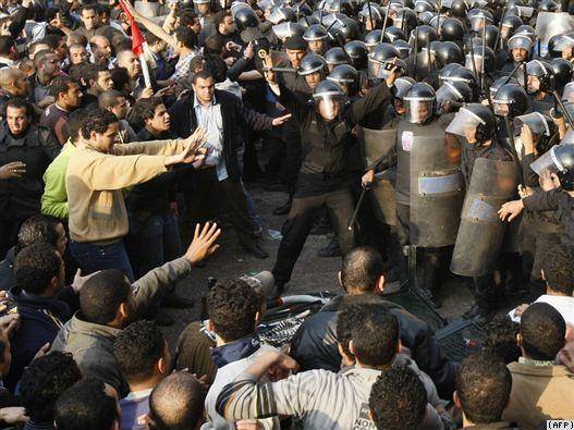 تظاهرات هزاران مصری علیه حکومت حسنی مبارک