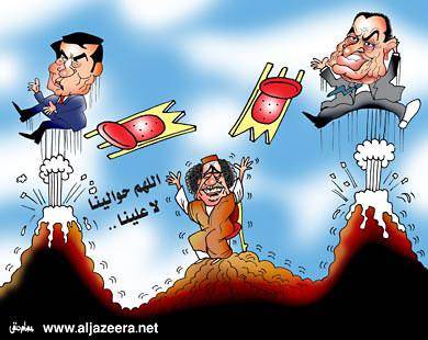 آتشفشان خشم ملت ها (کاریکاتور)