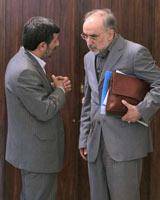 احمدی‌نژاد و صالحی در آخرين جلسه هيأت دولت/ عکس