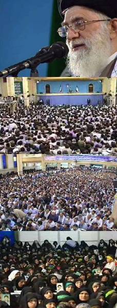 هزاران نفر از مردم استان فارس امروز با حضرت آیت الله خامنه ای رهبر معظم انقلاب اسلامی دیدار کردند.
