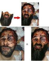 تصویر جسد اسامه بن لادن چگونه درست شده است/ عکس