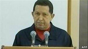 چاوز می گوید غده سرطانی داشته است