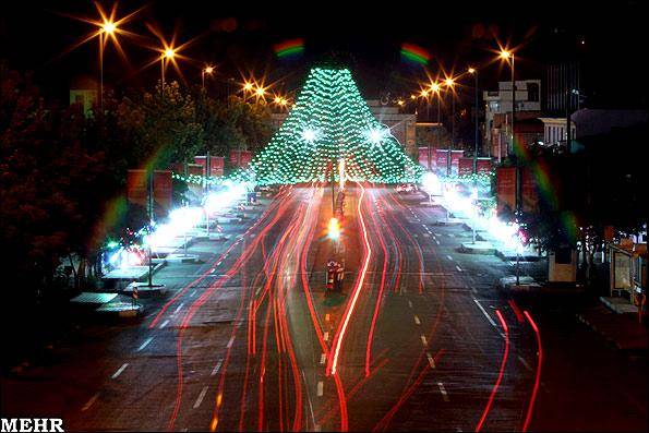 گزارش تصویری/ آذین بندی شهر تهران به مناسبت نیمه شعبان