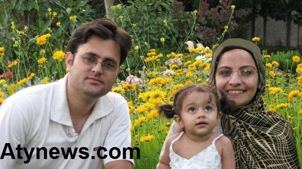 عکس/شهید رضایی نژاد با همسر و دخترش