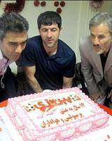 عابدزاده و کریم باقری در جشن ۱۵ سالگی روزنامه پیروزی‌+ عکس