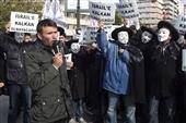 برخورد پلیس ترکیه با معترضان سپرموشکی