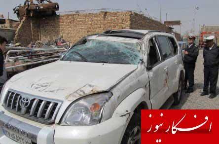 تصاویر/ خودرو واژگون شده علی دایی