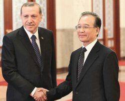 نخست وزیران تركیه و چین در مورد مساله سوریه بحث كردند
