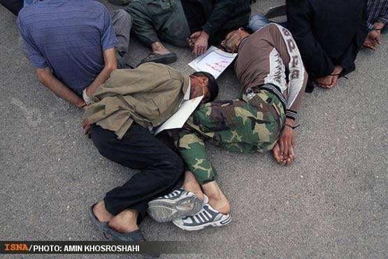 دستگیری اراذل و اوباش در مشهد (عکس)