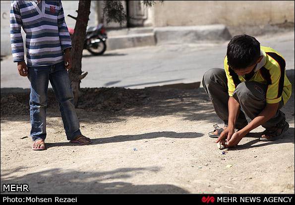 عکس / اوقات فراغت کودکان مناطق جنوبی تهران