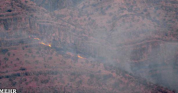 مراتع کوهدشت 3 روز در آتش سوخت / 150 هکتار مرتع از دست رفت