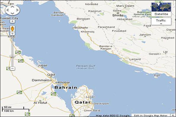 بازگشت "خلیج‌فارس" به نقشه گوگل/ ذکر نام ساختگی "خلیج عربی" در پرانتز