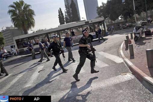 تصاویر: انفجار یک اتوبوس در تل آویو