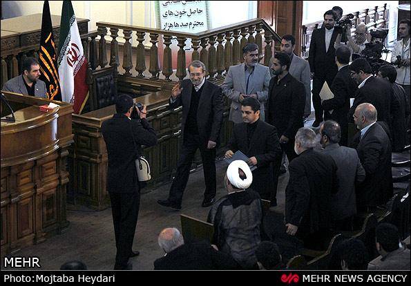 گزارش تصویری / نشست خبری رئیس مجلس شورای اسلامی