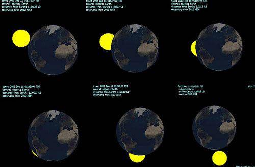 تصاویر سیاره‌ای که دیشب از کنار زمین گذشت