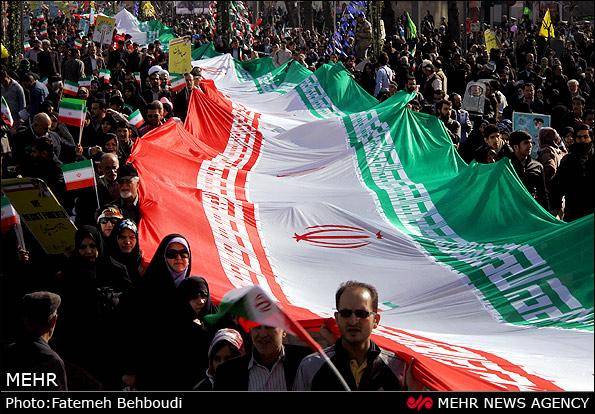 گزارش تصویری/ راهپیمایی یوم الله 22 بهمن در تهران -6