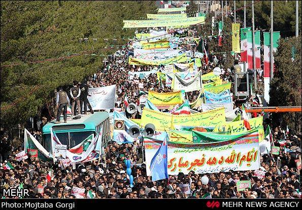 گزارش تصویری/ راهپیمایی یوم الله 22 بهمن در بیرجند