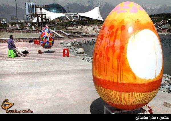جشنواره ی تخم مرغ های رنگی در بوستان نوروز (گزارش تصویری)